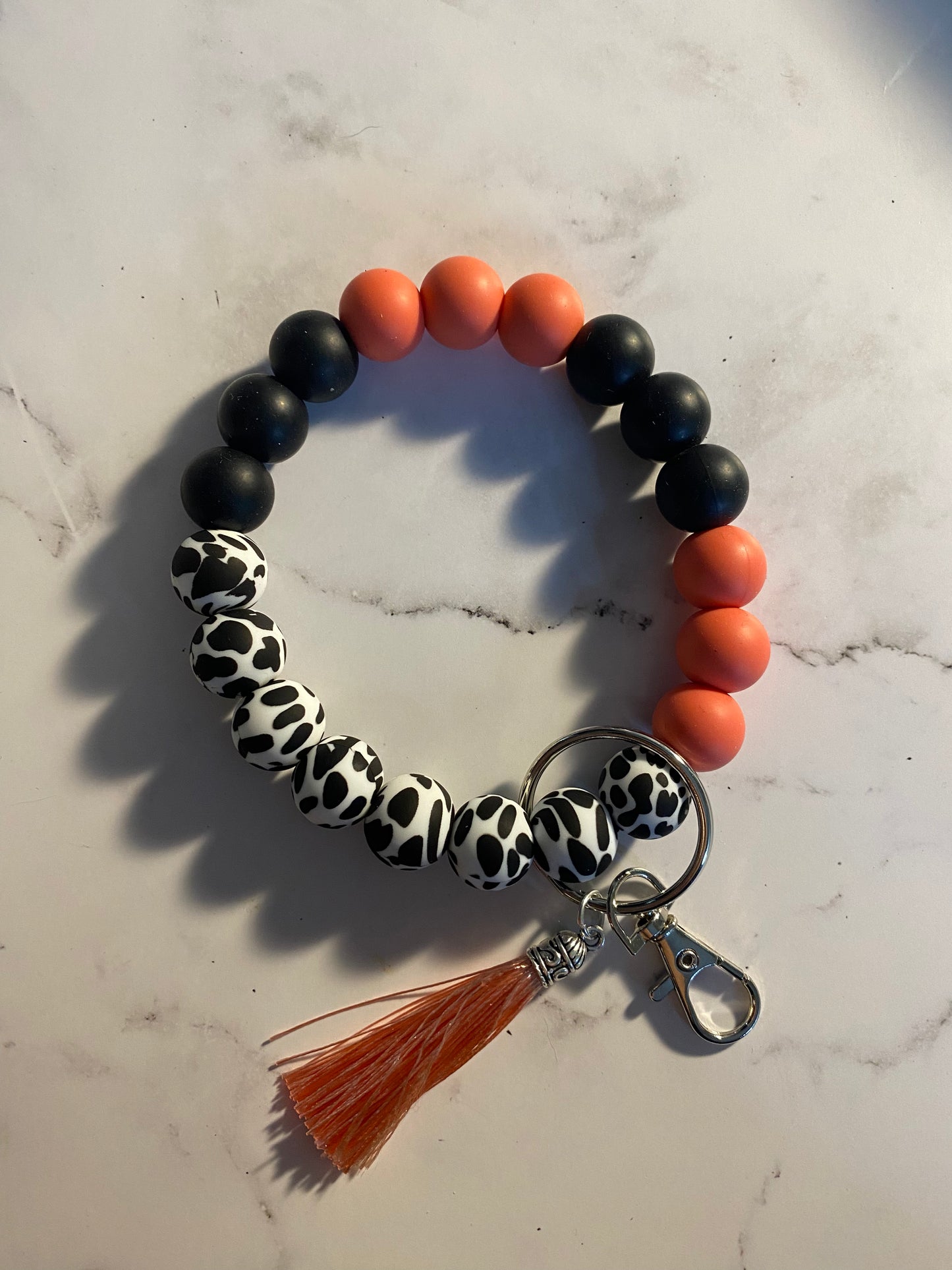 Beaded Silicone Wristlet