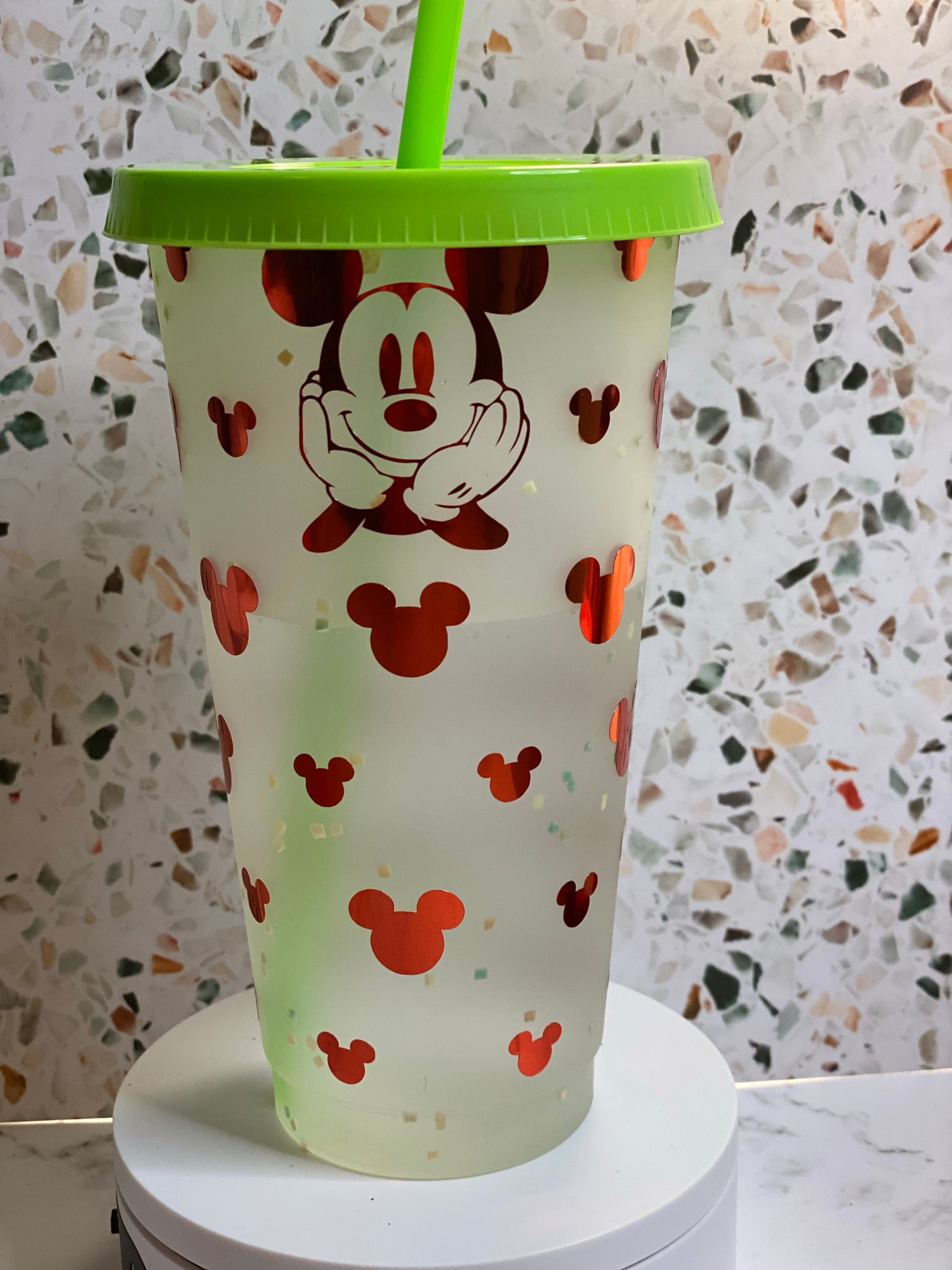 24 ounce Mickey Mouse color changing tumbler