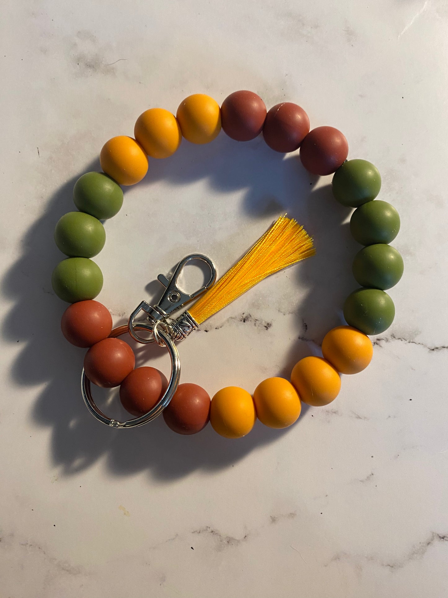Beaded Silicone Wristlet