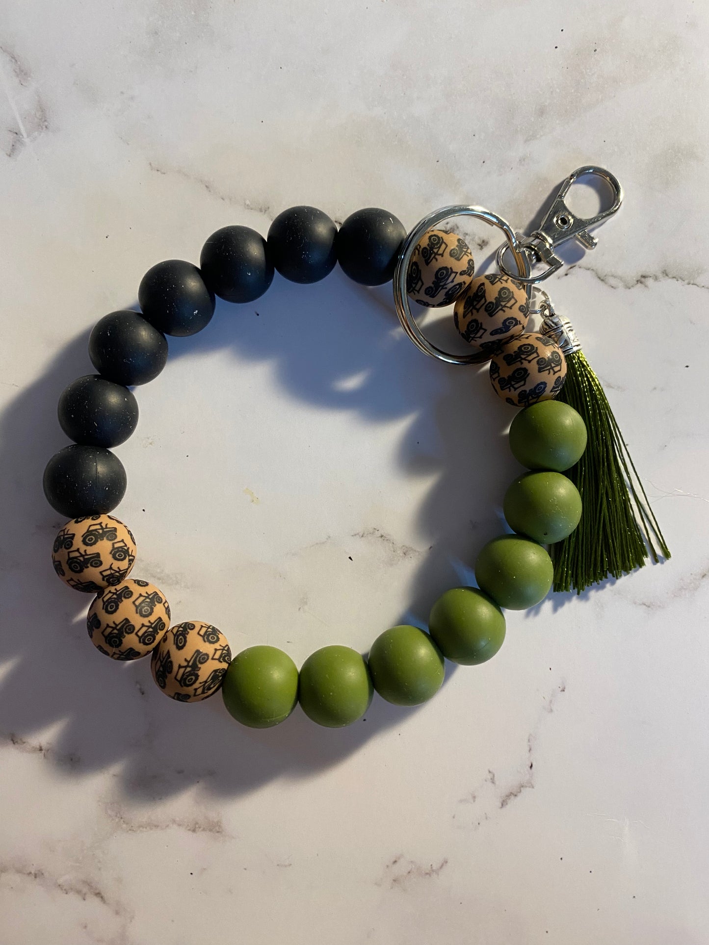 Beaded Silicone Wristlet