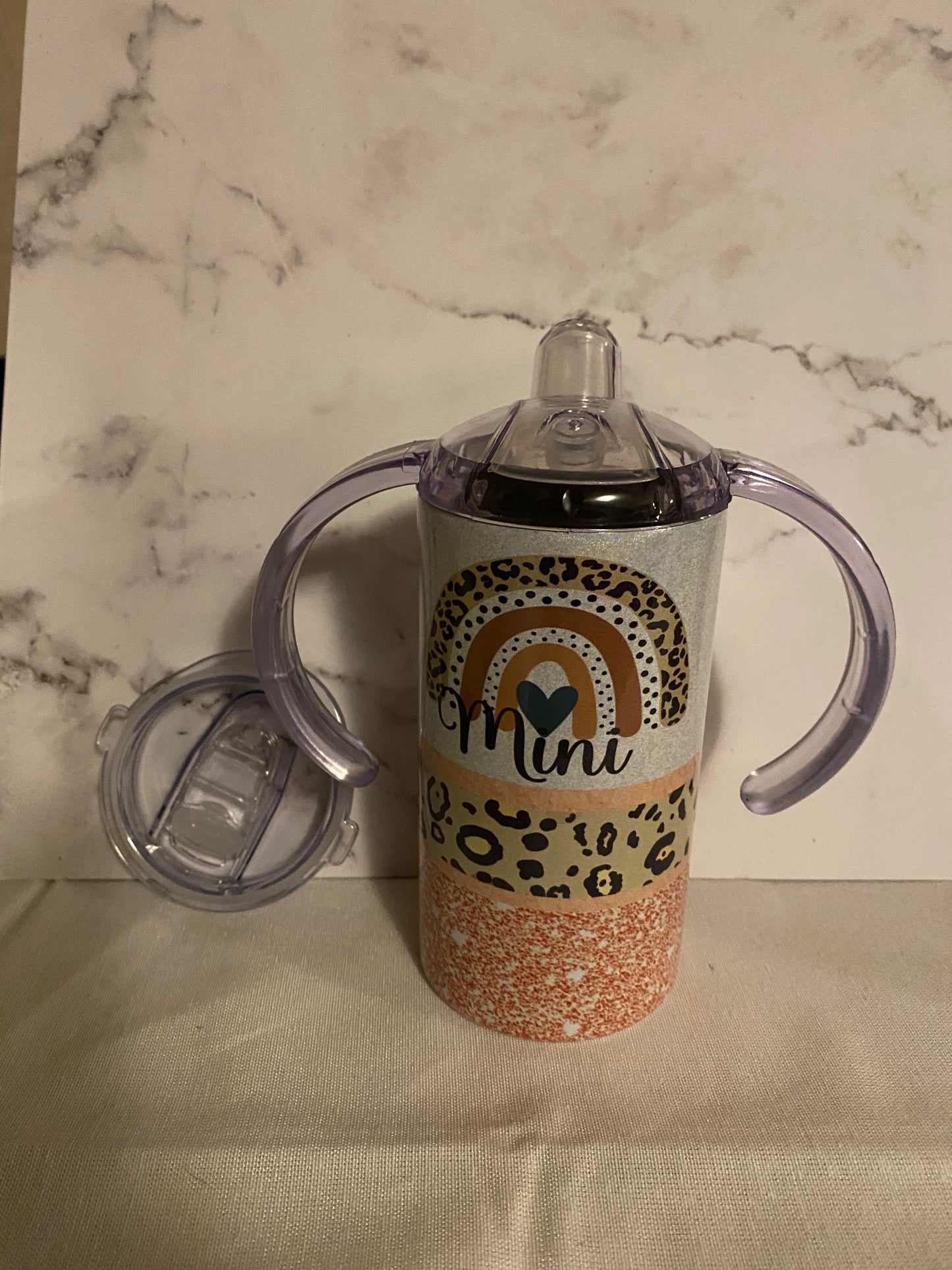 12 ounce Rainbow Mini Duo Sippy
