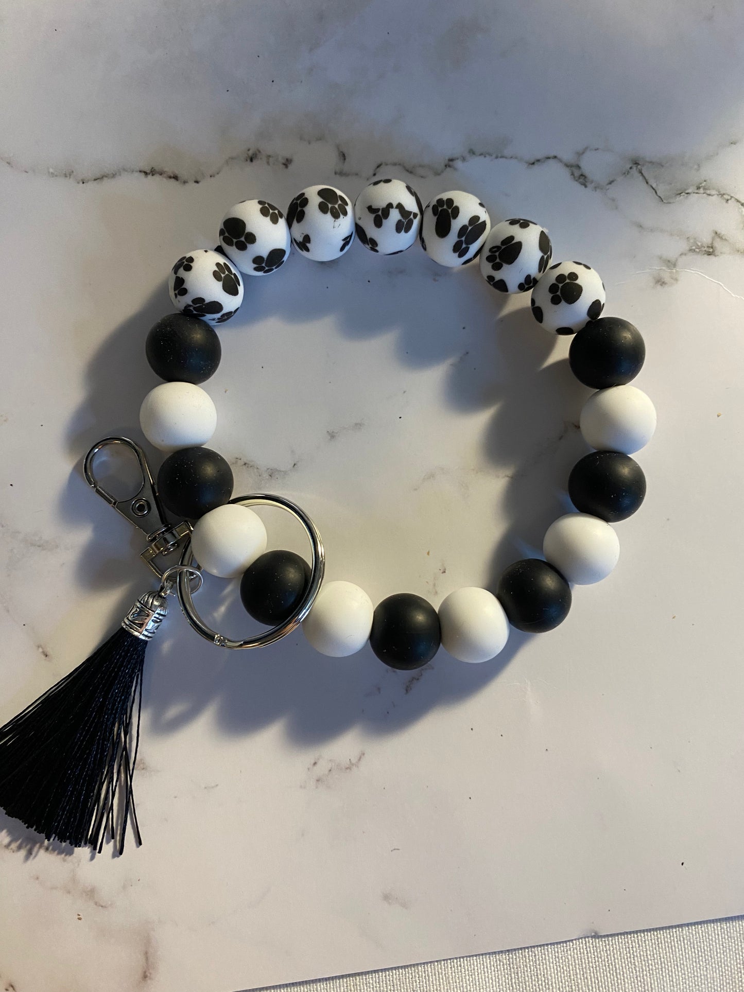 Beaded Silicone Wristlet