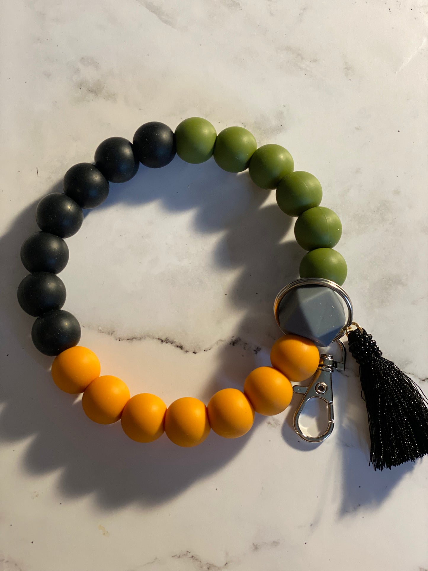 Beaded Silicone Wristlet
