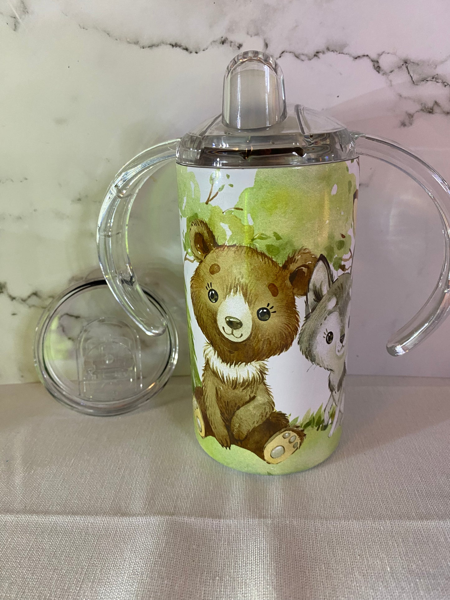 Forest Animals 12 ounce Duo Sippy