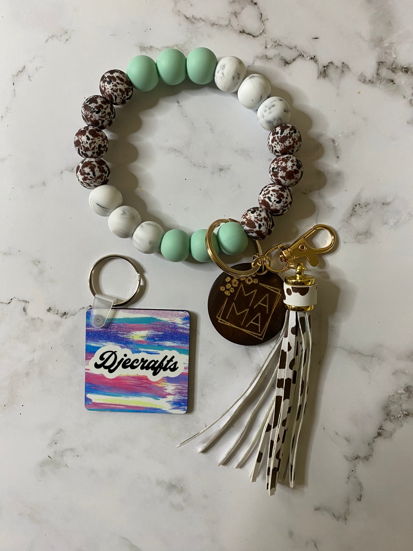 Beaded Silicone Wristlet