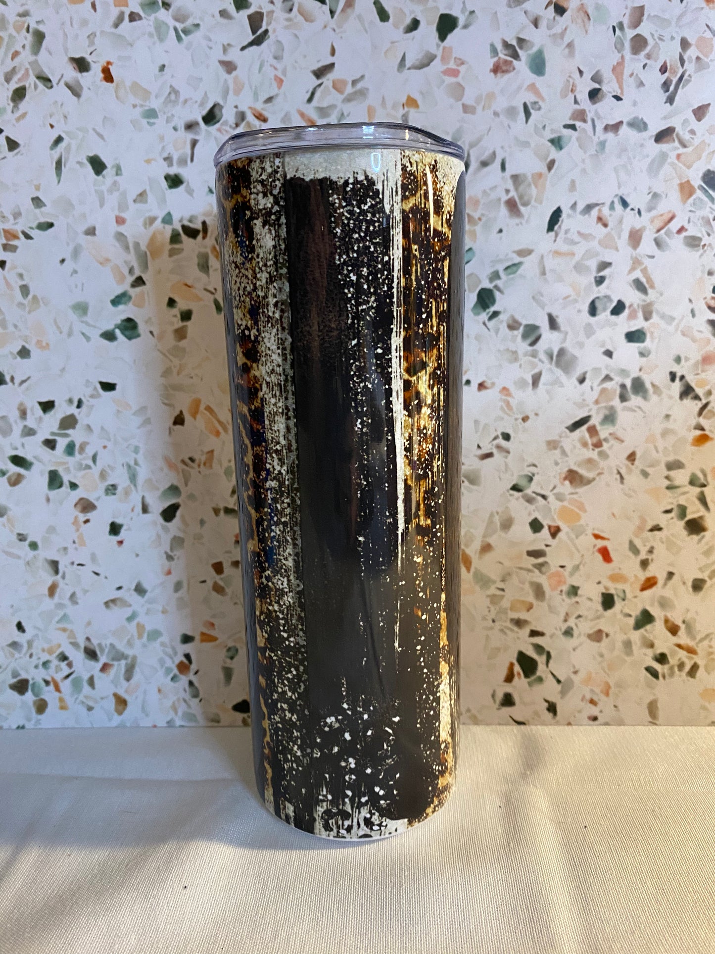 Black Rose and Skellie Hand 20 Ounce Sublimation Tumbler