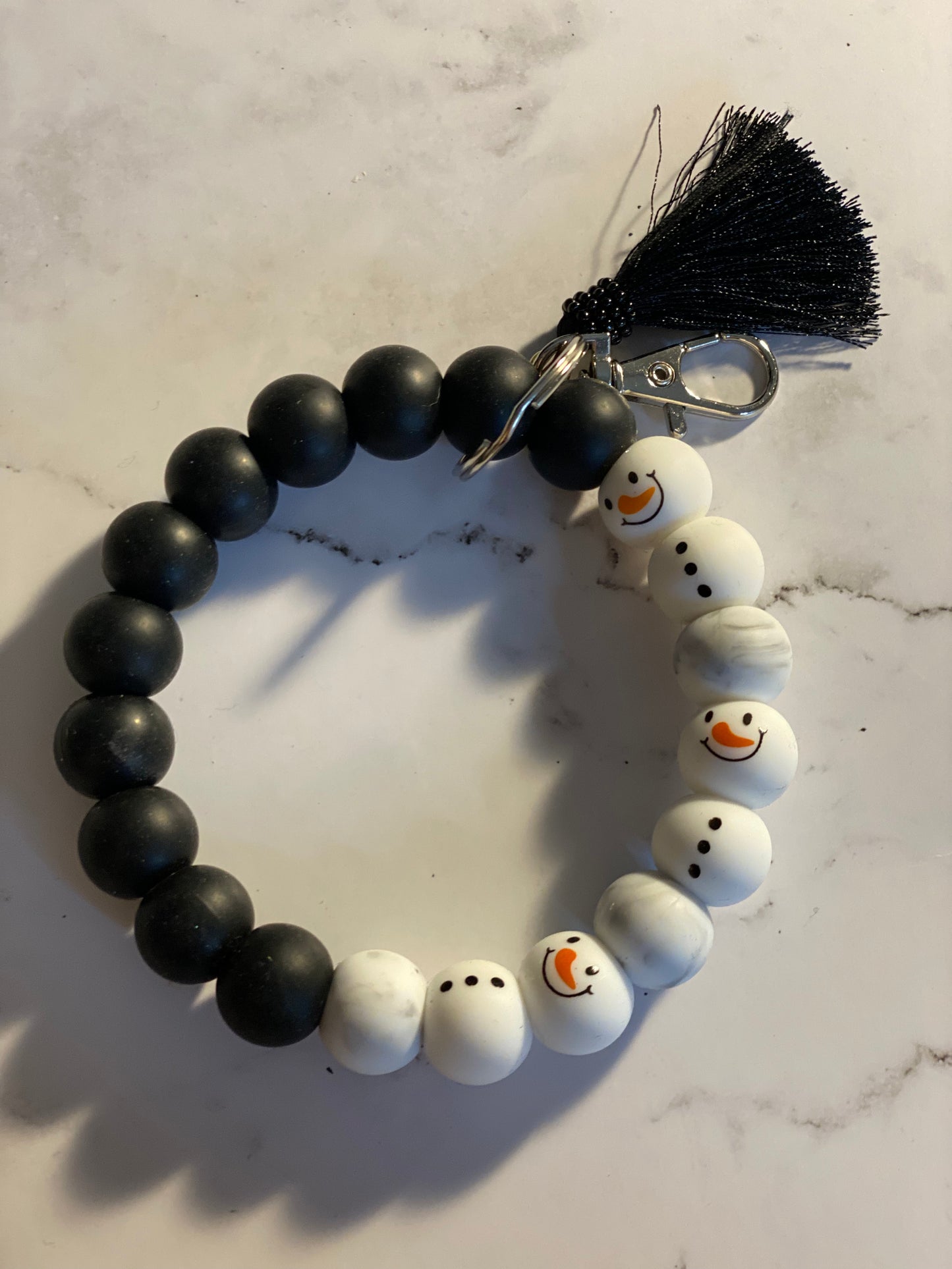 Beaded Silicone Wristlet