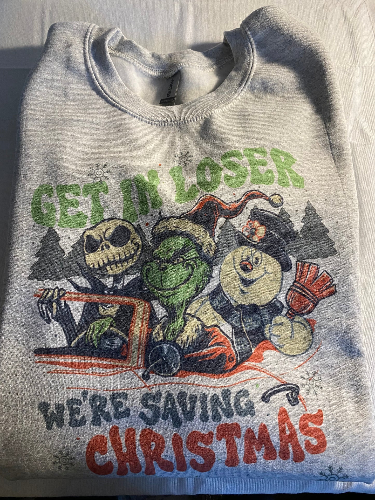 We’re Saving Christmas crewneck