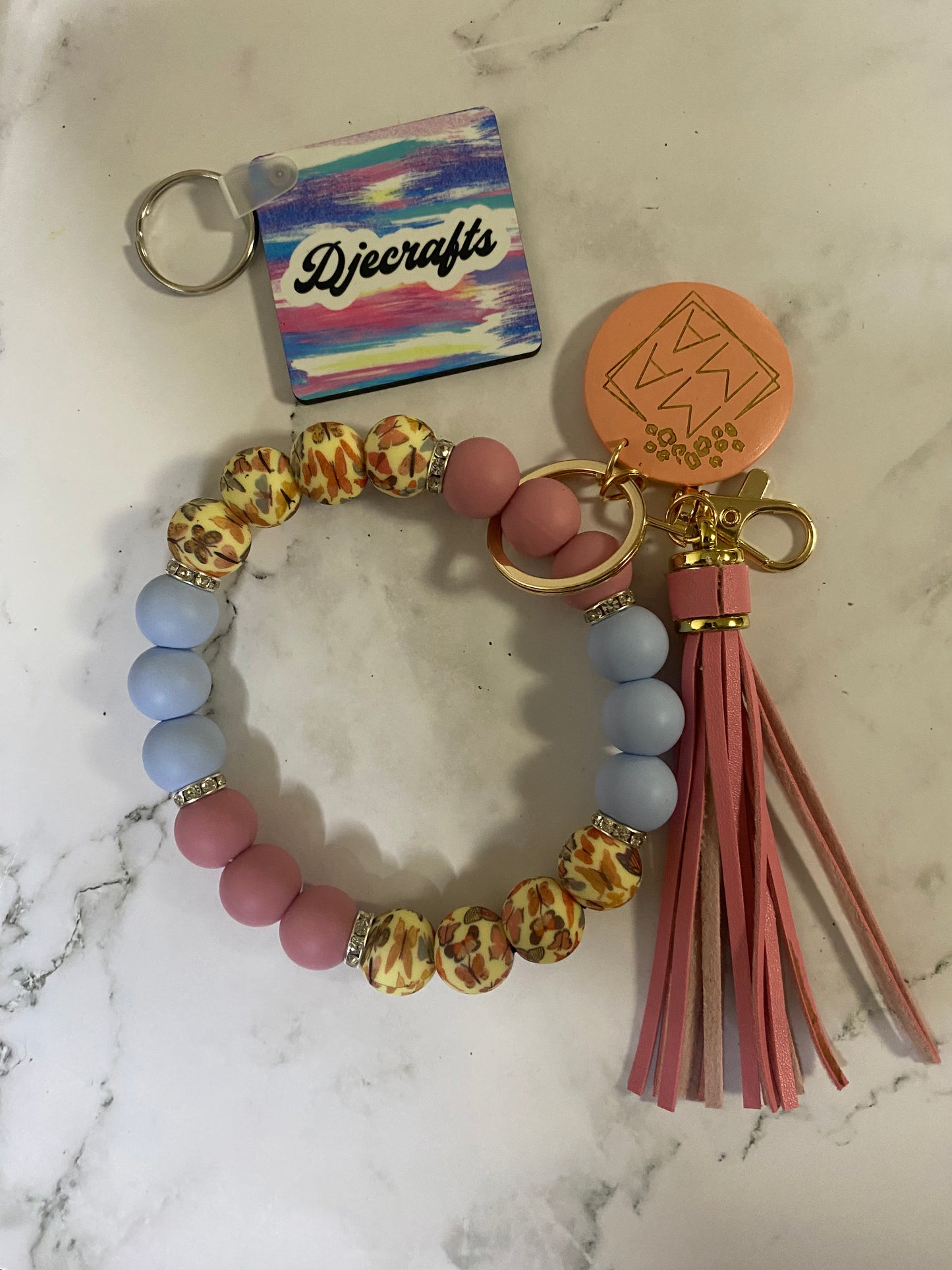 Beaded Silicone Wristlet