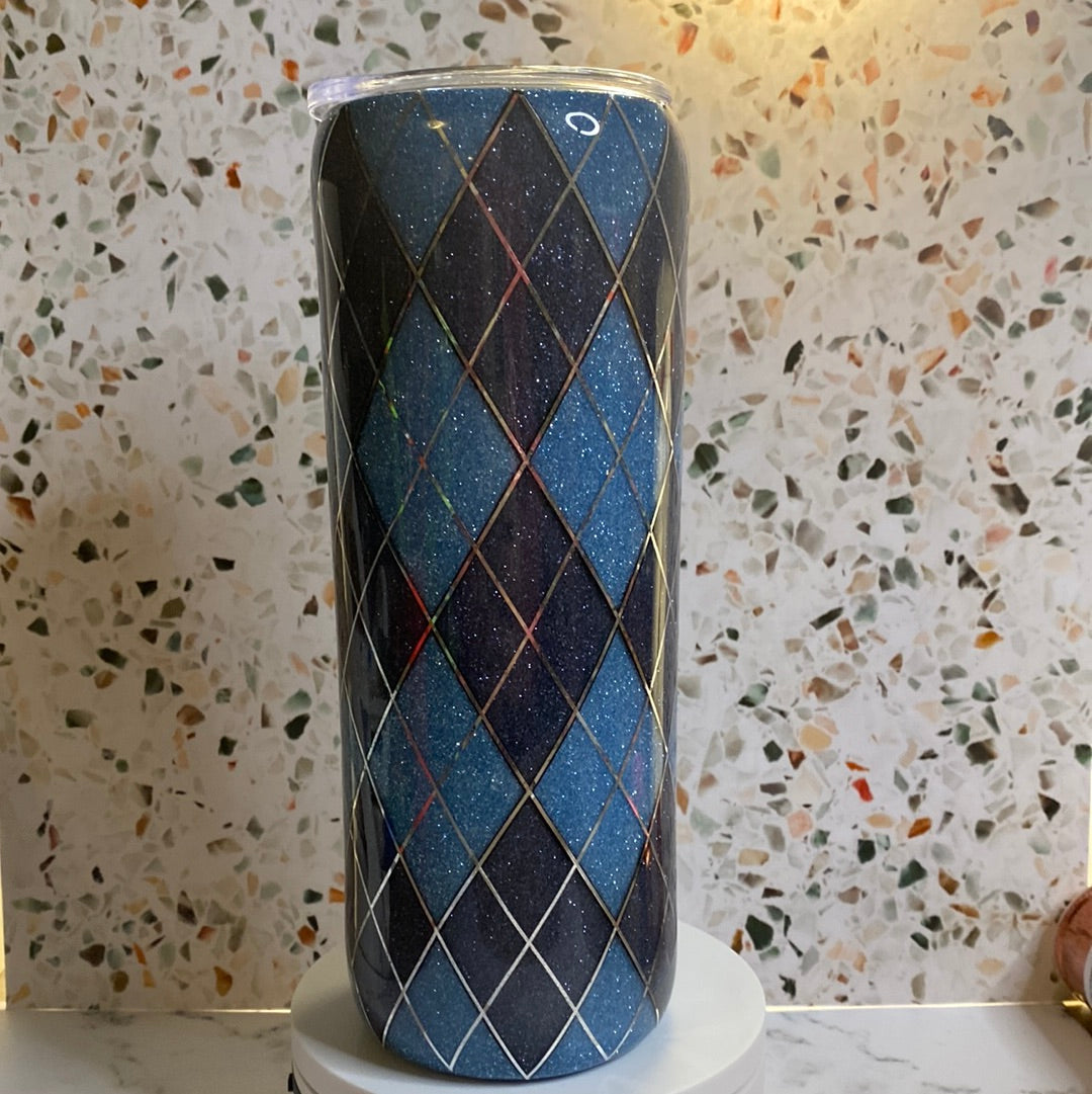 20 ounce Argyle Epoxy Tumbler