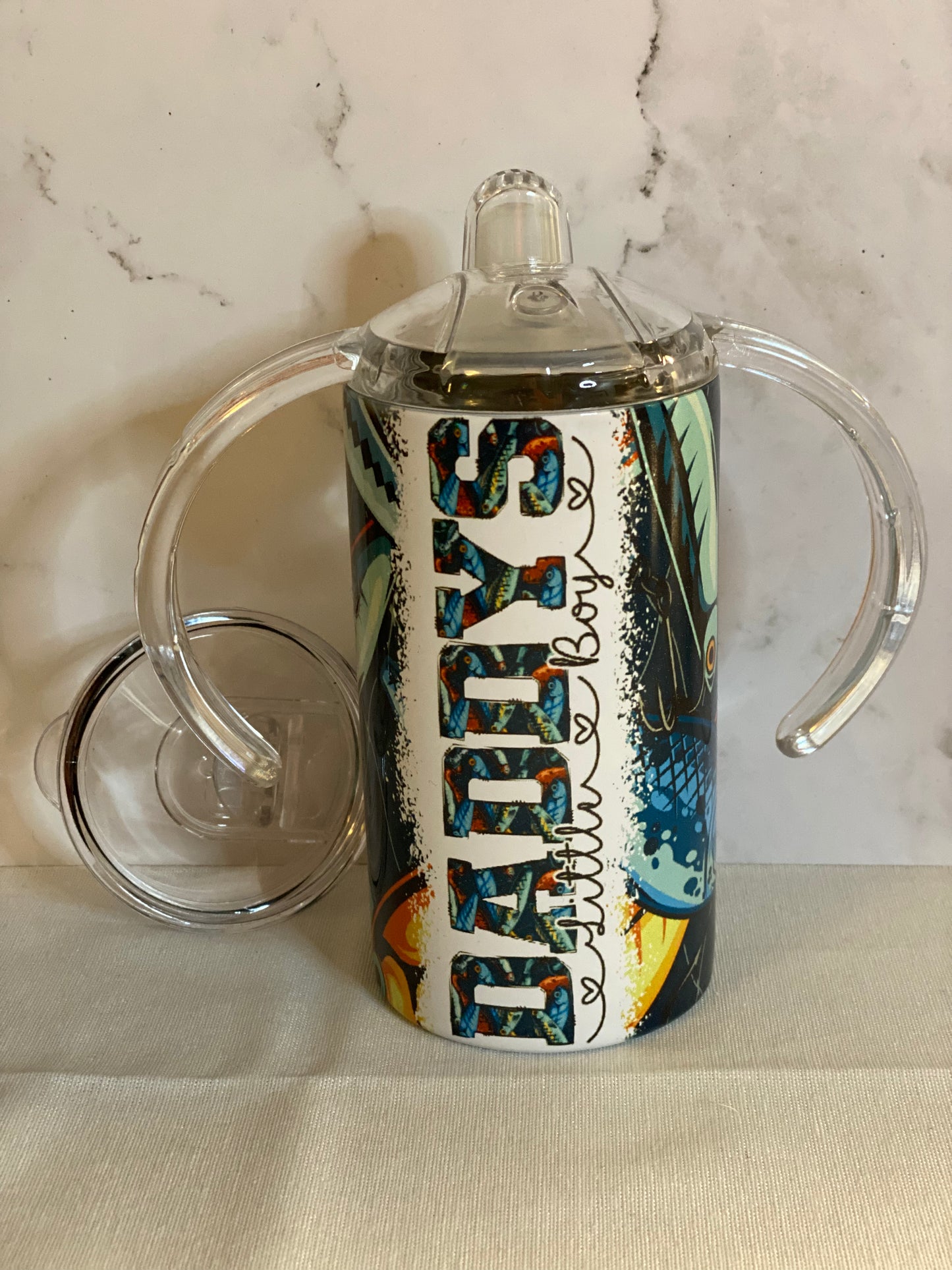 Daddy’s Little Boy 12 ounce Duo Sippy