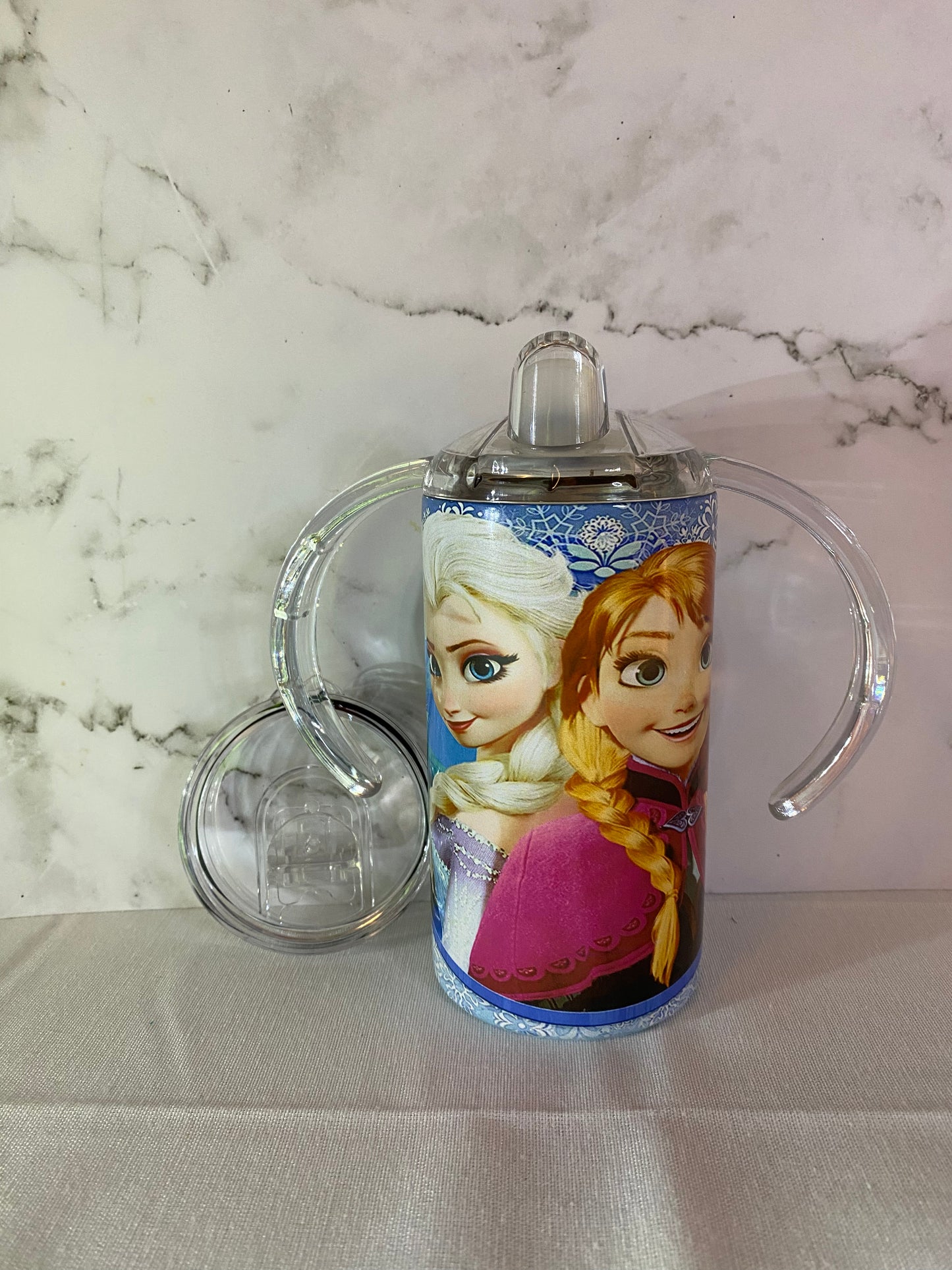 Blue Frozen 12 ounce Duo Sippy