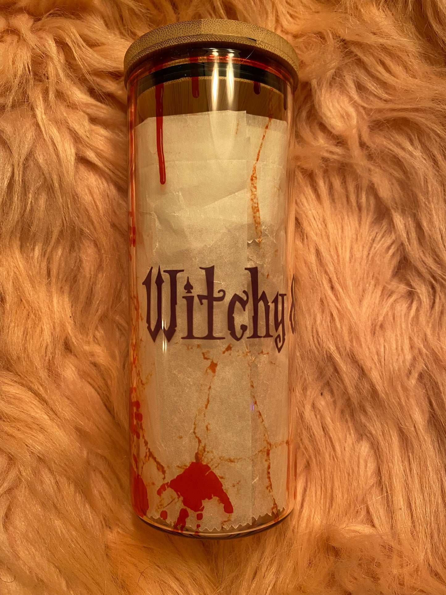 20 Ounce Witchy & Wild Glass Tumbler