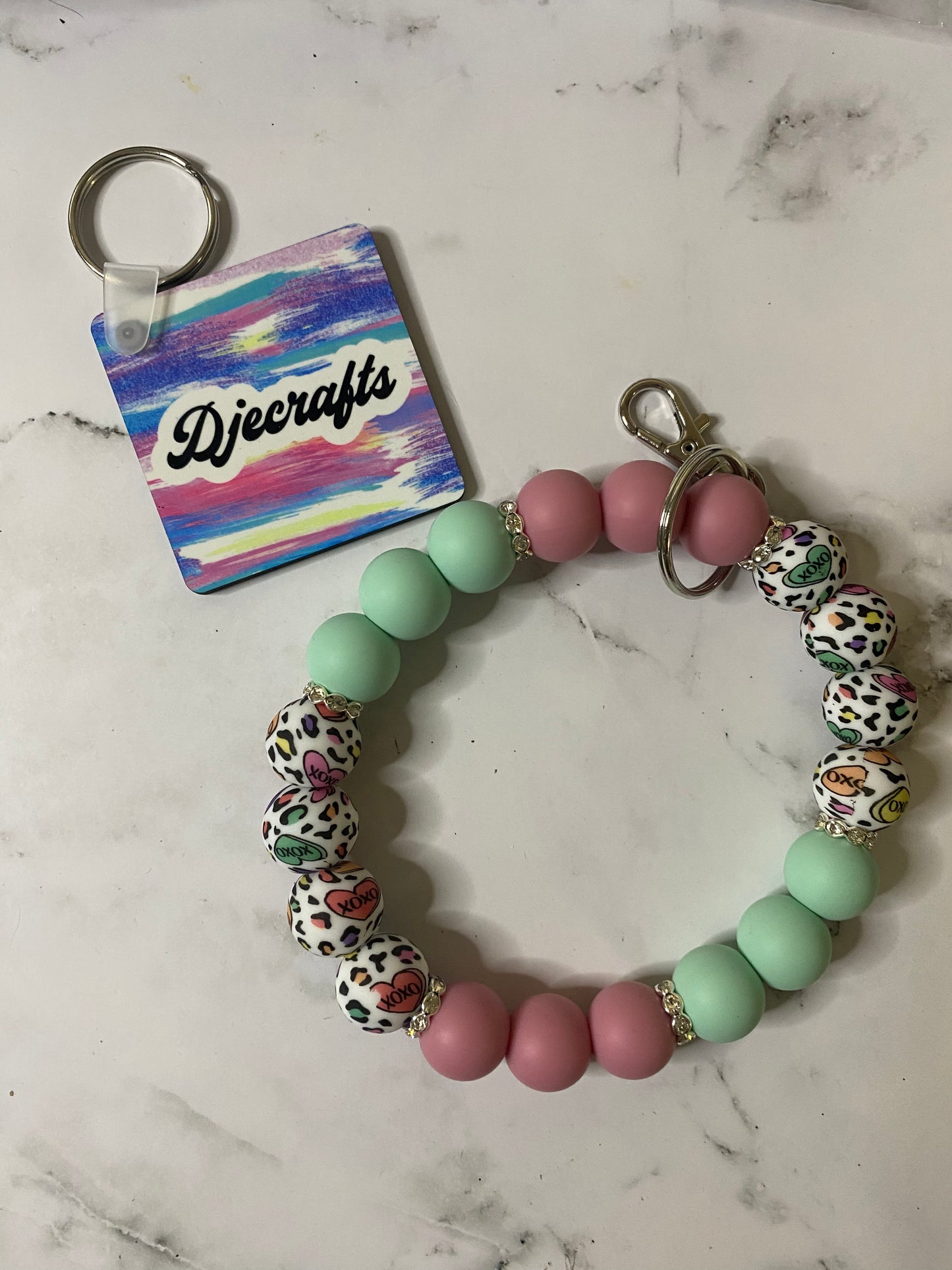 Beaded Silicone Wristlet