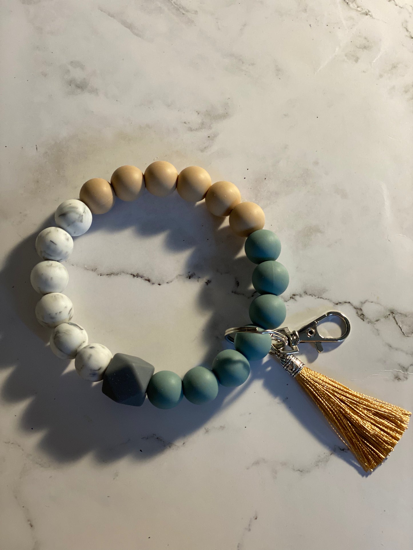 Beaded Silicone Wristlet