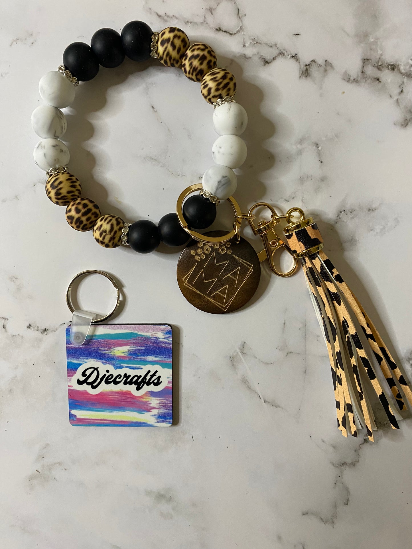 Beaded Silicone Wristlet