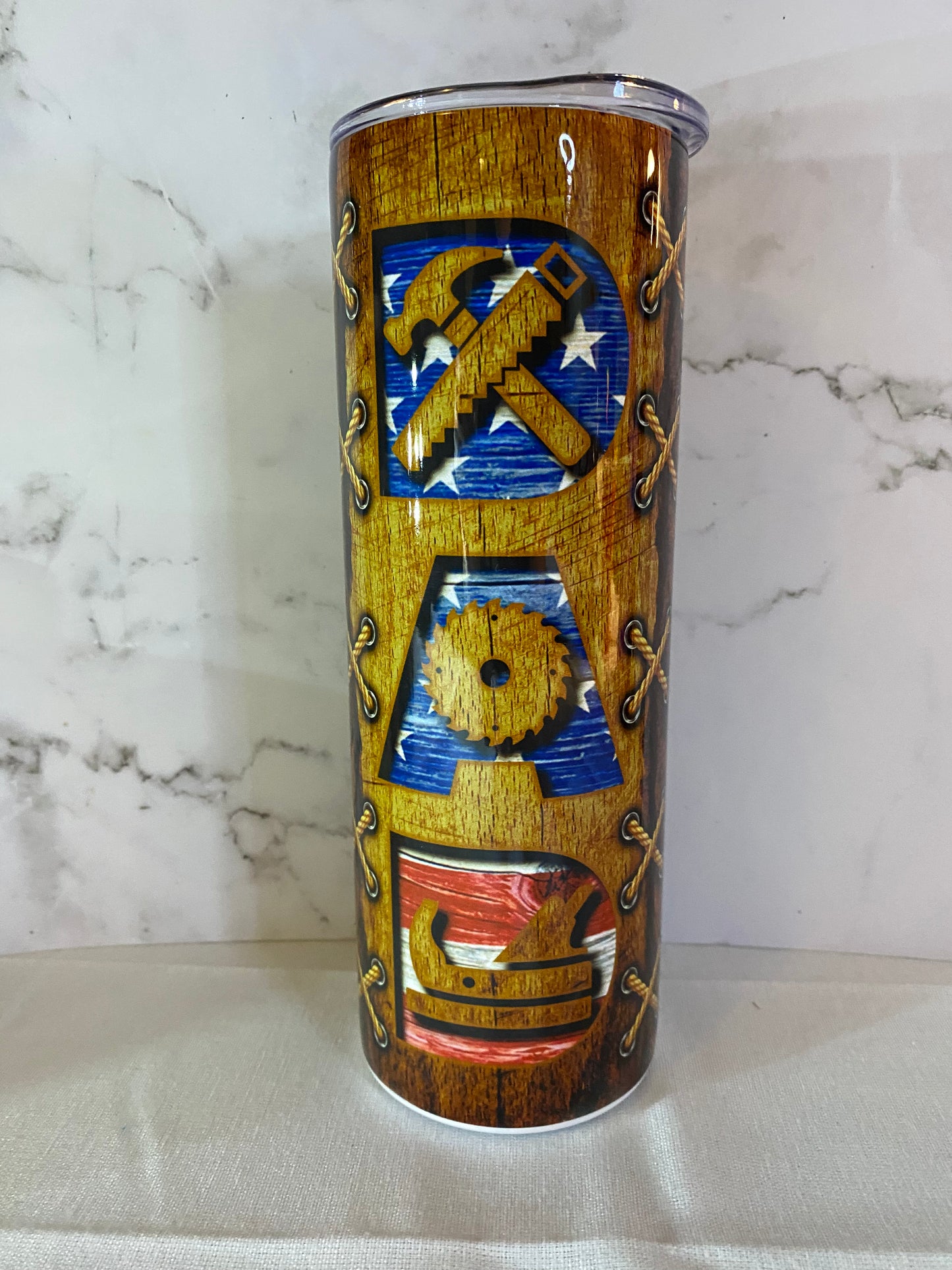 Carpenter Dad 20 ounce Sublimation Tumbler