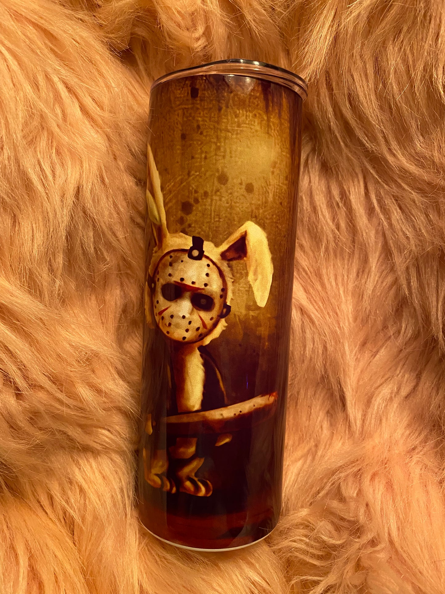 20 ounce Horror Bunnies Skinny Sublimation Tumbler