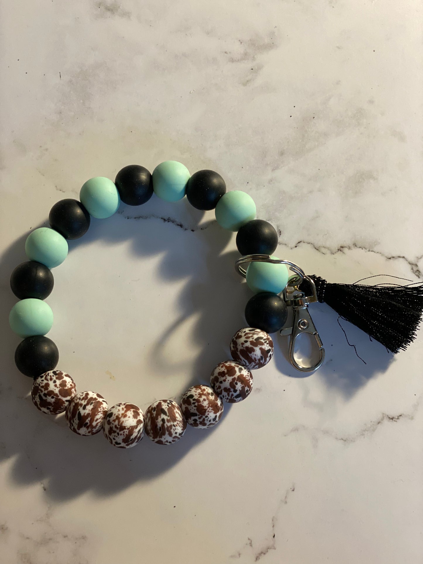 Beaded Silicone Wristlet