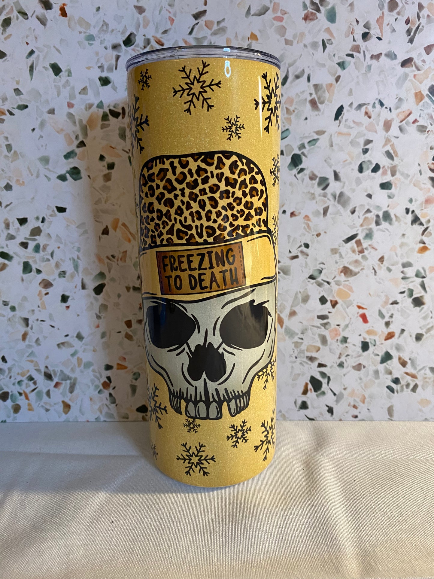 Freezing To Death 20 Ounce Sublimation Tumbler