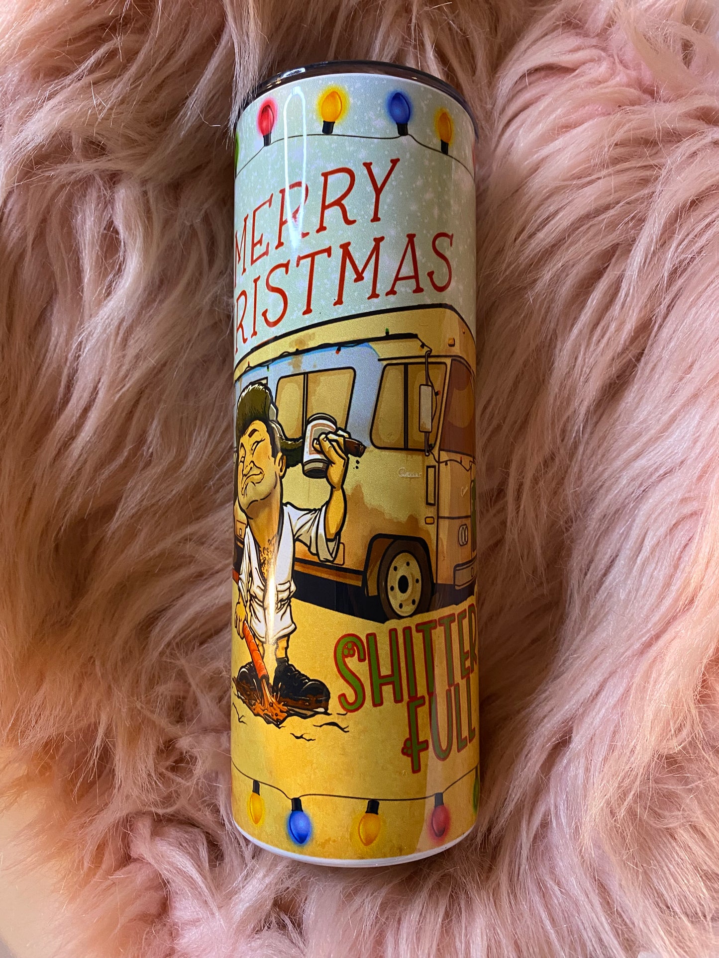 20 ounce Merry Christmas Griswolds Skinny Sublimation Tumbler