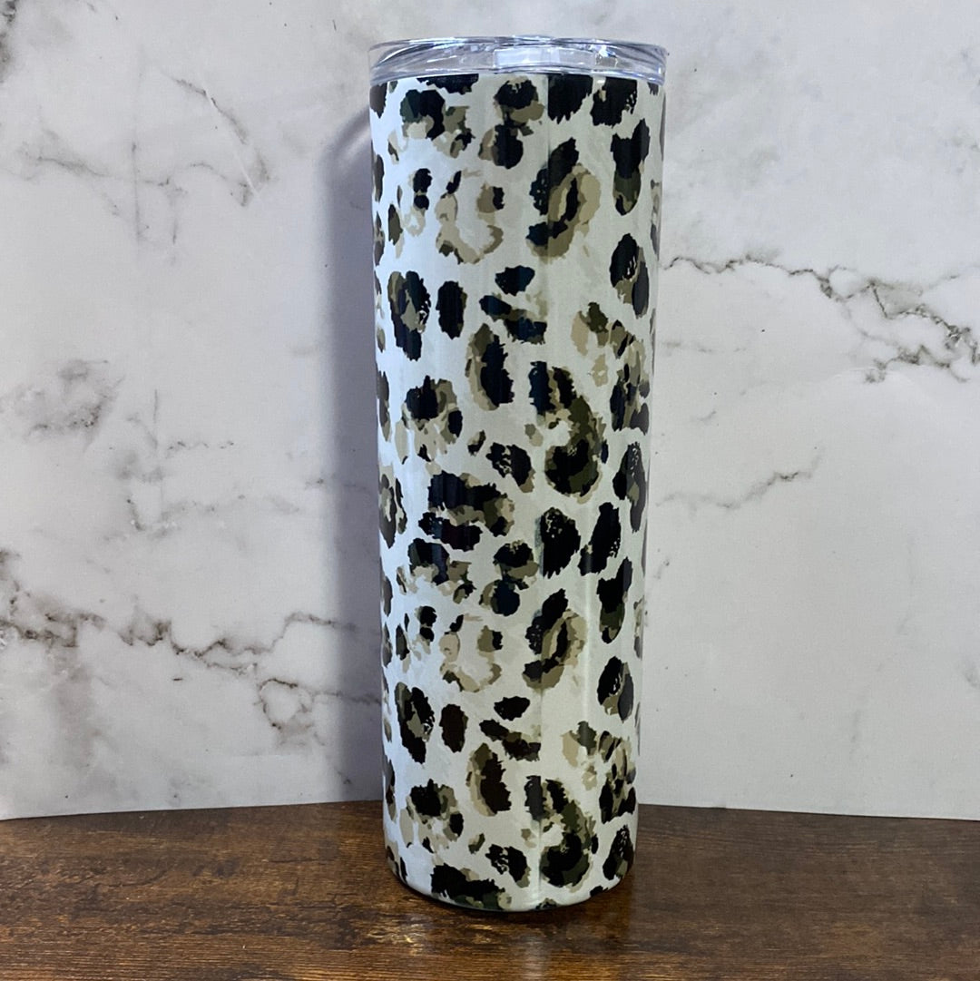 Leopard Mama 20 ounce Sublimation Tumbler