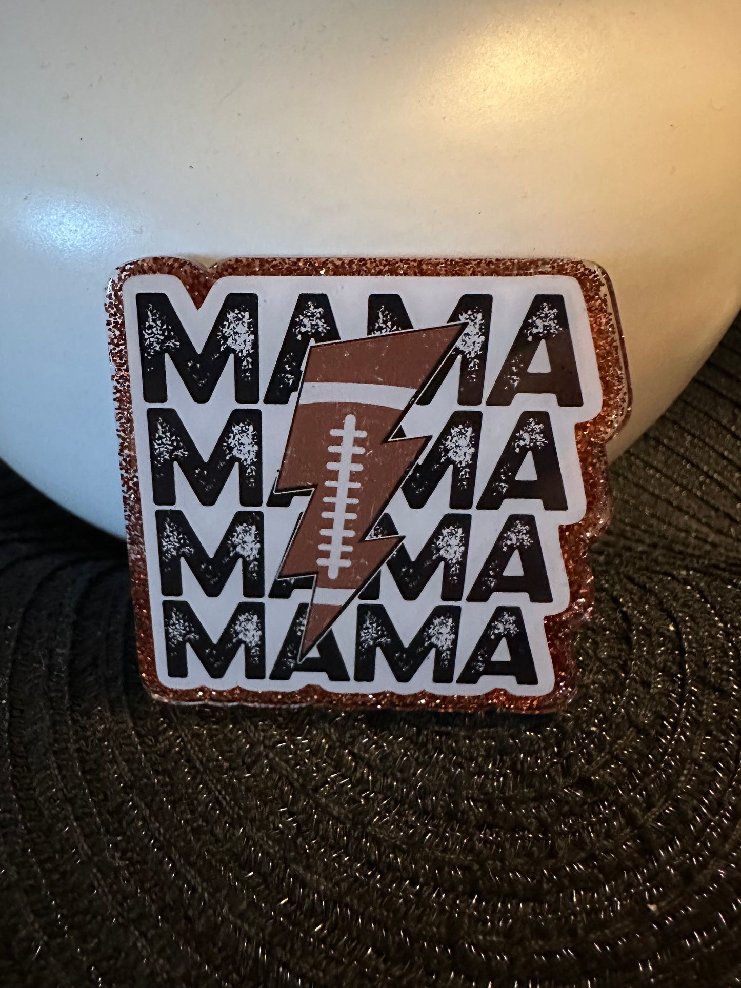 Football Mama Badge Reel / Pop socket Topper