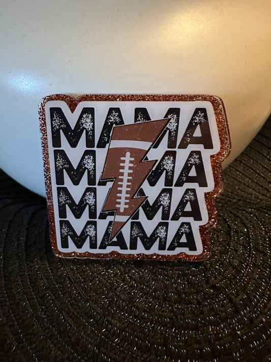 Football Mama Badge Reel / Pop socket Topper