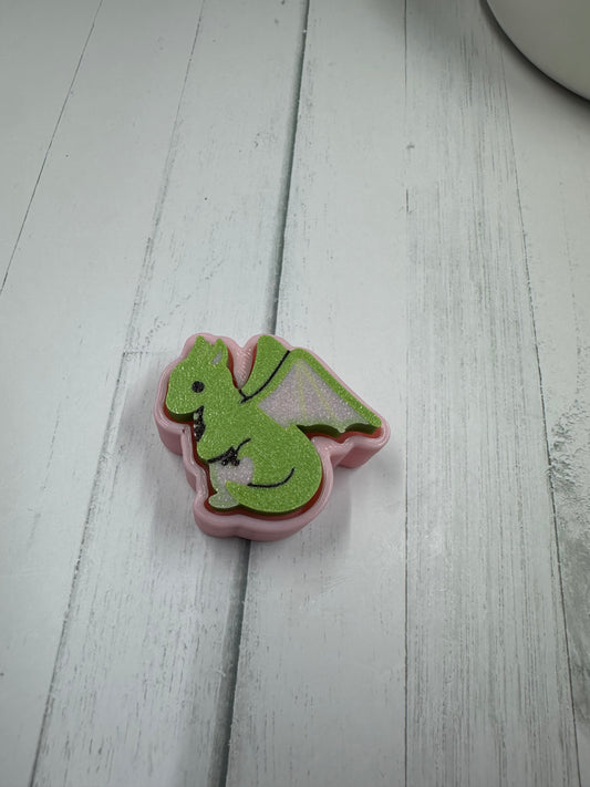 Green Dragon 3D Printed Clicker - Random Color