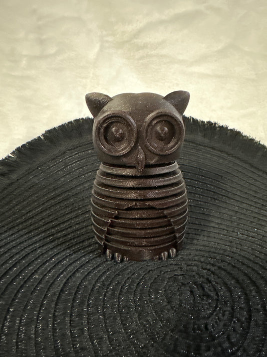 Large Wobble Owl 3D Print - Random Color