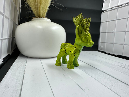Cherry Blossom Deer 3D Print - Random Color -52