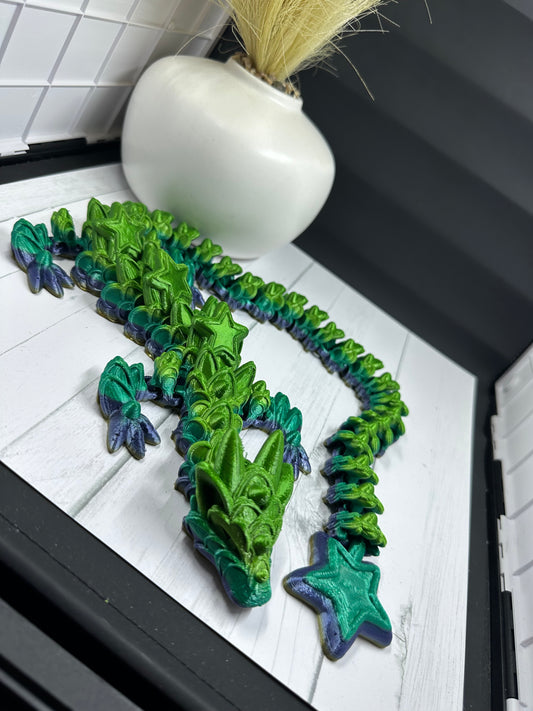 Star Cookie Dragon 3D Print - Random Color -52