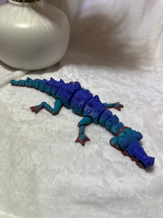 Twisted Crocodile 3D Print - Random Color