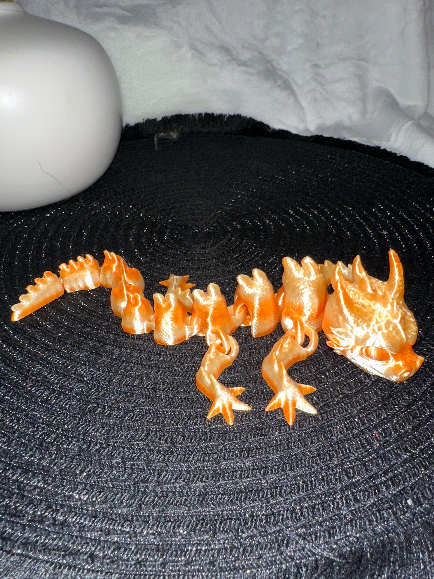 Small Golden Dragon 3D Print - Random Color