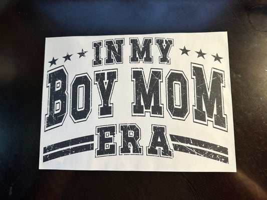 In My Boy Mom Era Adult T-Shirt