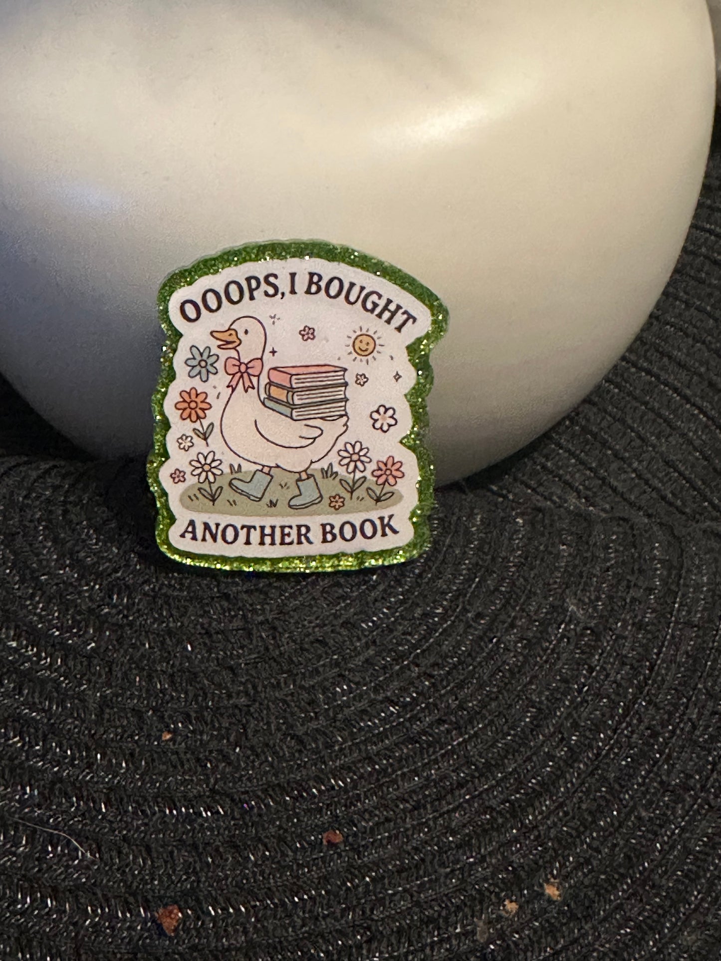 Ooops I Bought Another Book Badge Reel / Pop socket Topper