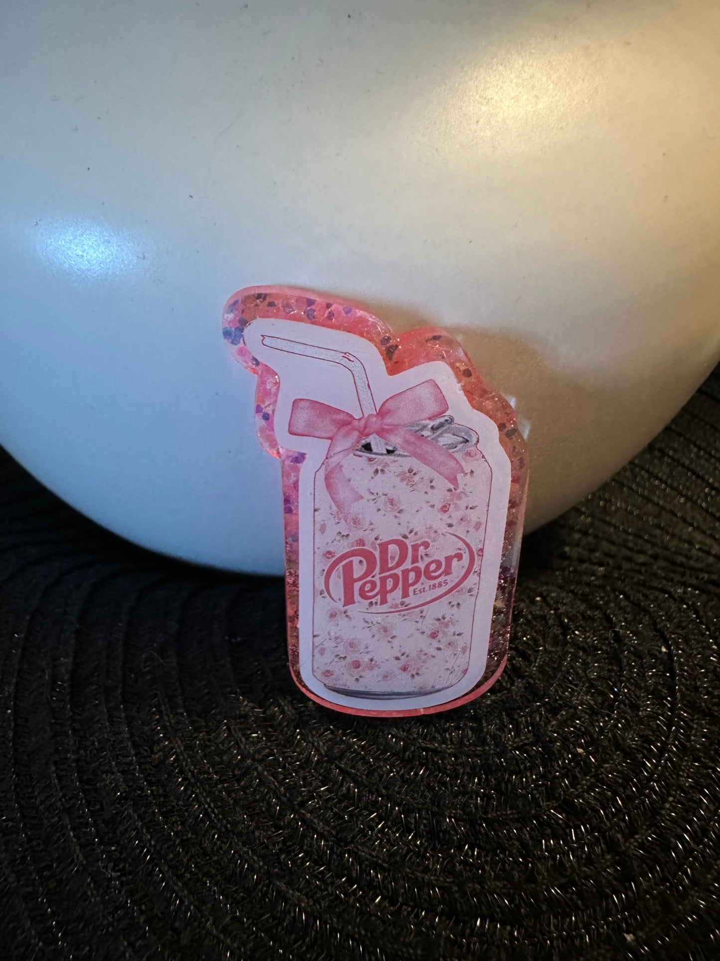 Dr Pepper Badge Reel / Pop socket Topper