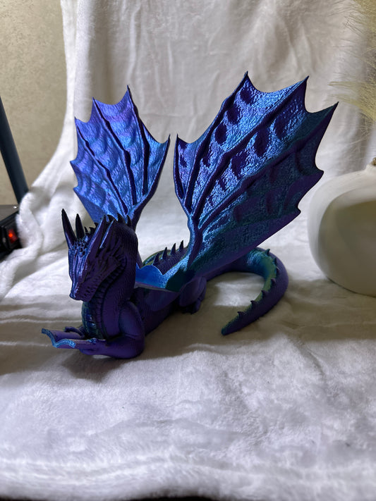 Dragon Book Display 3D Print - Random Color