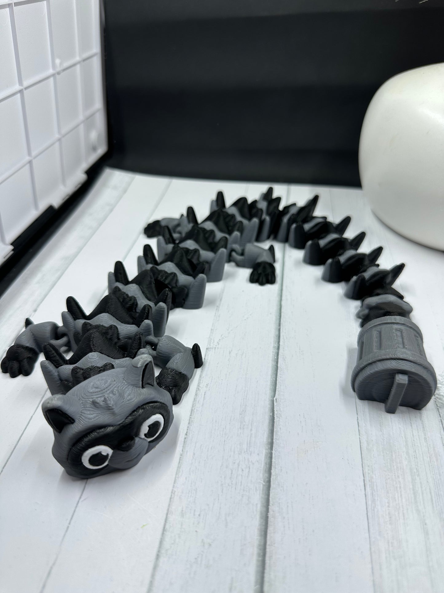 Raccoon Dragon 3D Print - Random Color -Mac