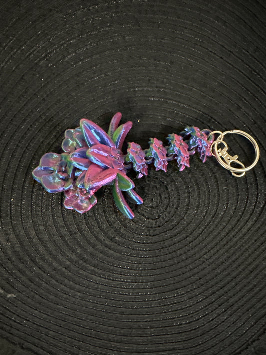 Dragon Tail Keychain 3D Print - Random Color