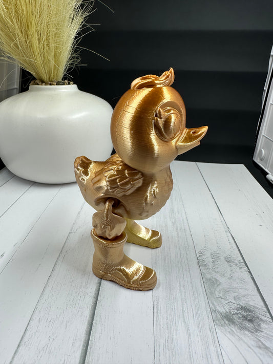 Duck With Boots 3D Print - Random Color -49