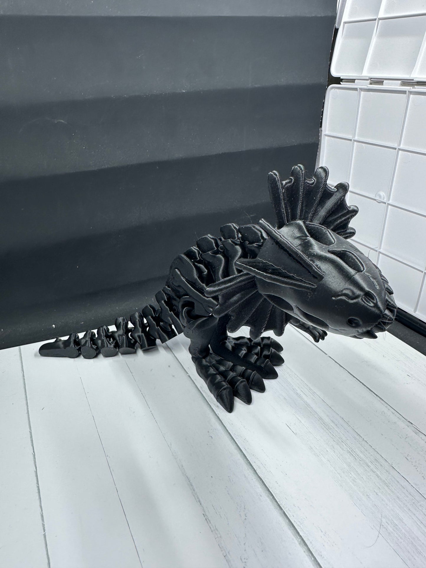 Flexi Dino Skellie 3D Print - Random Color -Mc