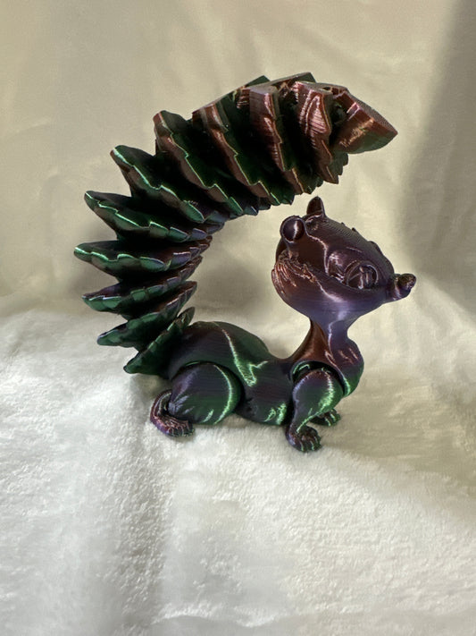 Long Tail Squirrel 3D Print - Random Color
