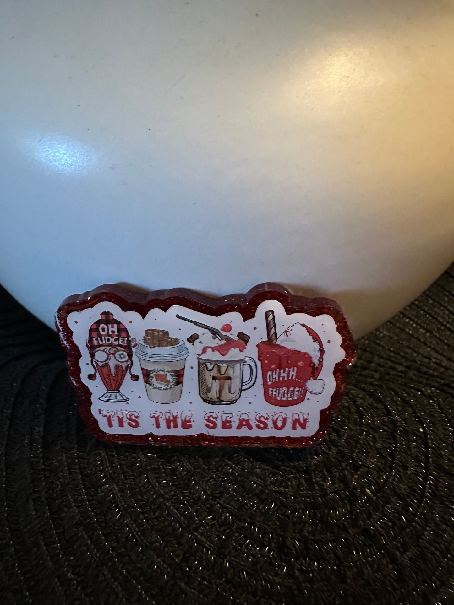 Tis The Season Badge Reel / Pop socket Topper