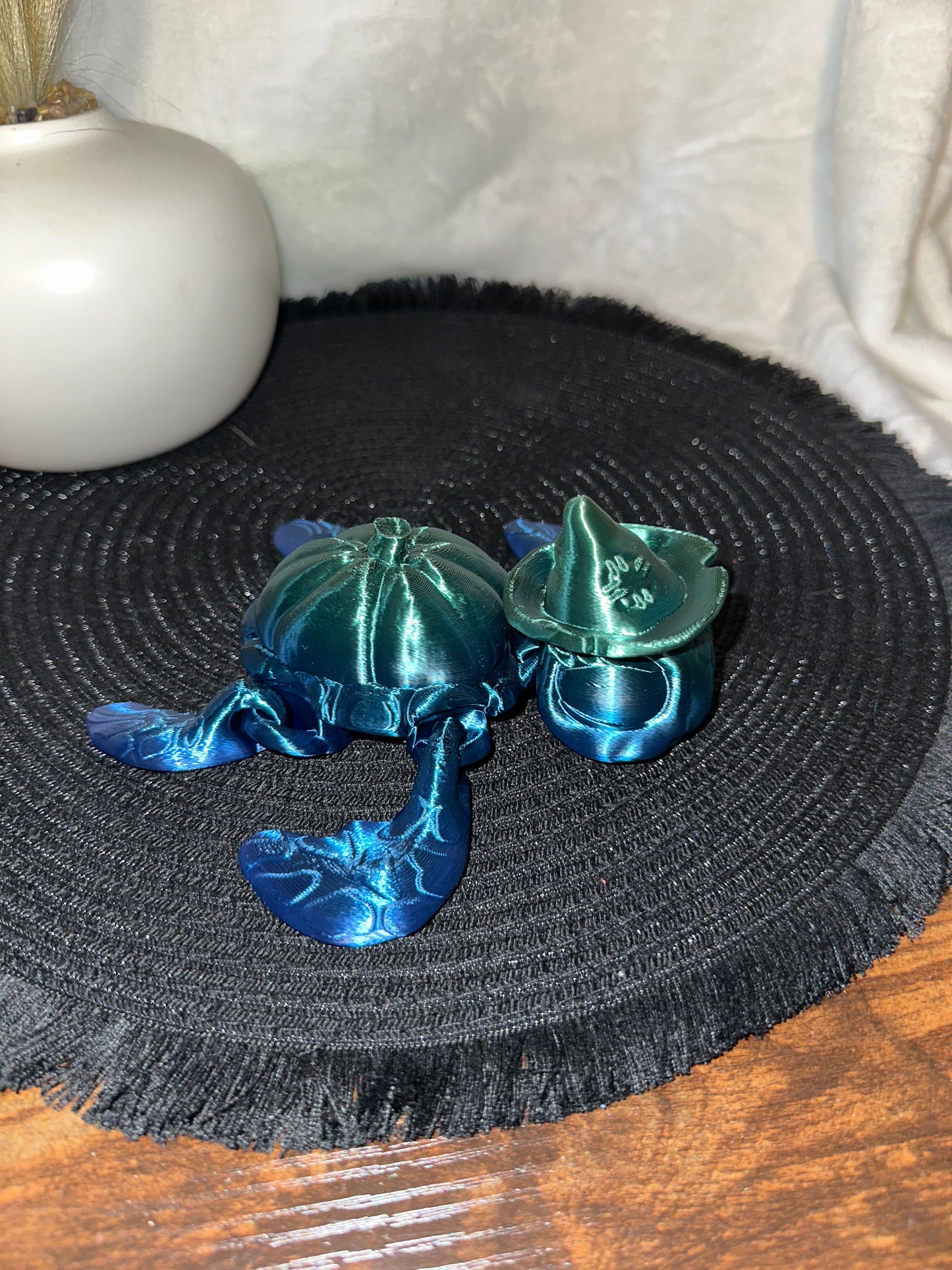 Witch Turtle With Pumpkin 3D Print - Random Color