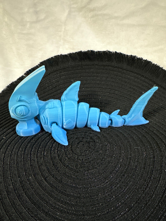 Flexi Hammer Head Shark 3D Print - Random Color