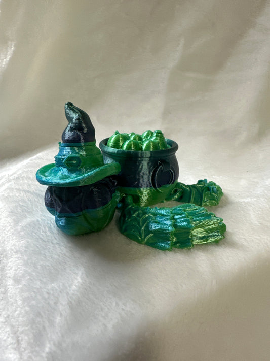 Witch Turtle 3D Print - Random Color