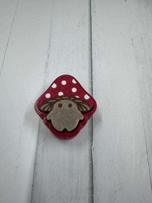 Mushroom Man 3D Printed Clicker - Random Color