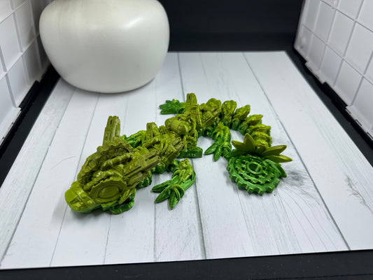 Steampunk Dragon 3D Print - Random Color -52