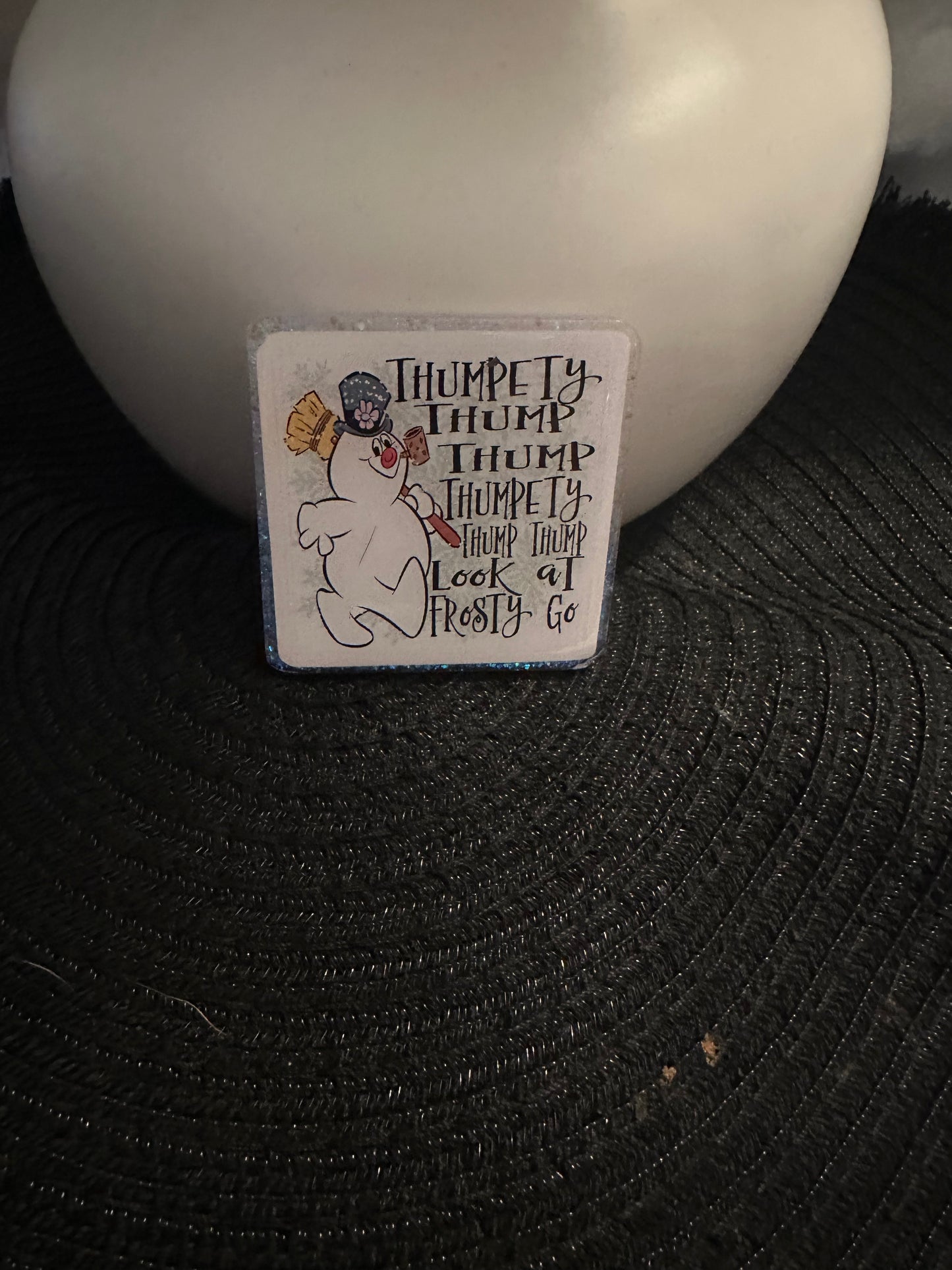 Look At Frosty Go Badge Reel / Pop socket Topper